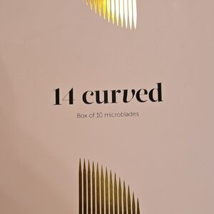 Curved Microblades for Brows